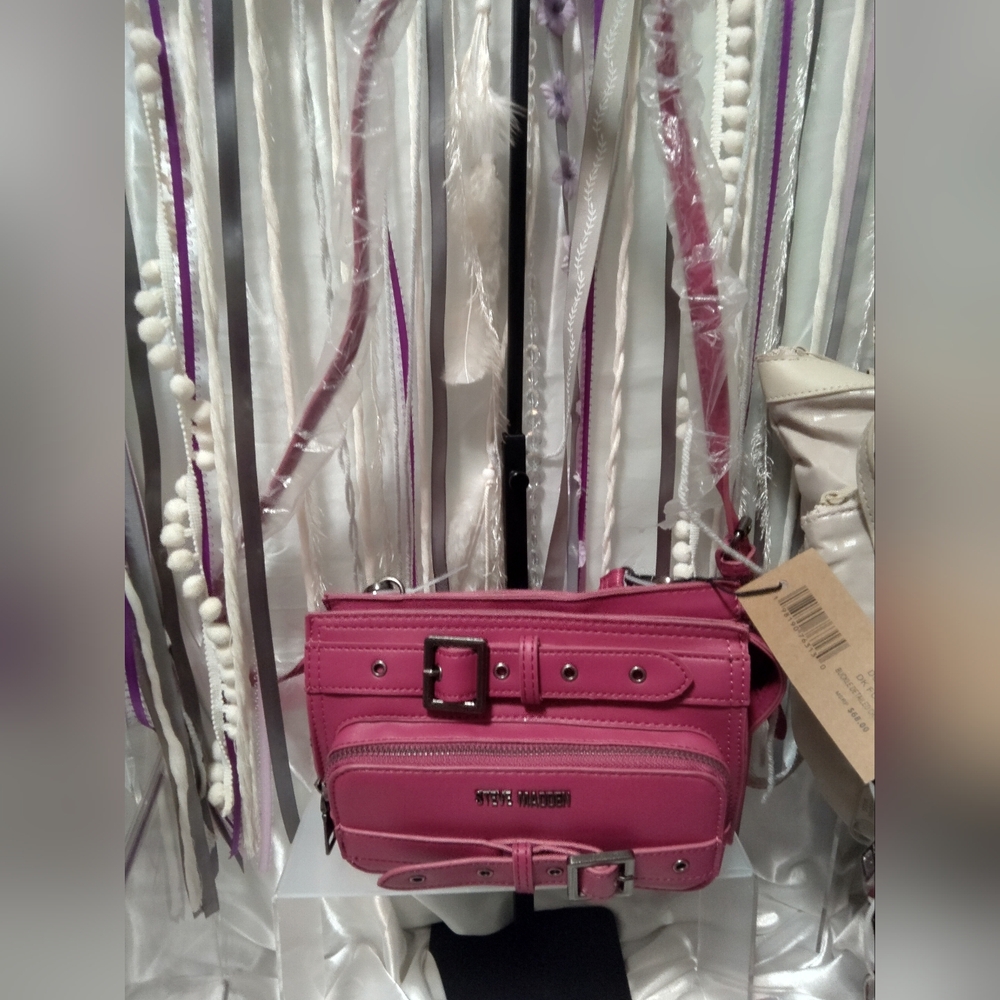 Steve Madden Fuchsia Crossbody Bag